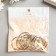 Rings for creativity (photo albums) "silver" int. D = 3.7 cm external. D = 4.3 cm nr 10 pcs