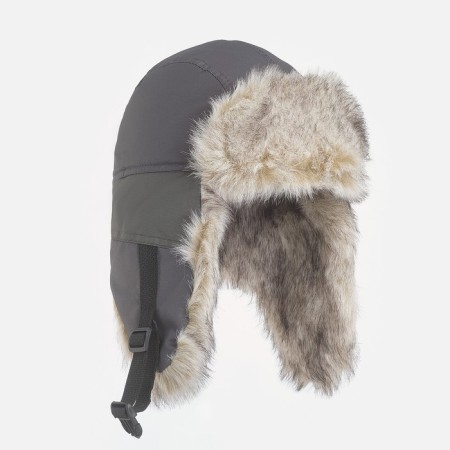 Hat -prystvo "Canada" Fabric - Okslan, lining - Polar Fleece 180 gr/m2, graphite, p. 56-58