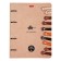 Tetred on 4 rings A5, 80 sheets in a cage "on soft paws", slim cardboard cover, glossy lamination, offset block