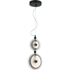 Светильник подвесной Stilfort 4012/02/02P Sportu, 2хLED 23Вт, LED, 150х150 мм, 3000К, 1500Лм, цвет чёрный