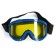Mask glasses for motor vehicles, glass is two-layer yellow, the color is blue