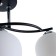Alter chandelier 3he27 40w Black 42x21x27 cm Bayerlux