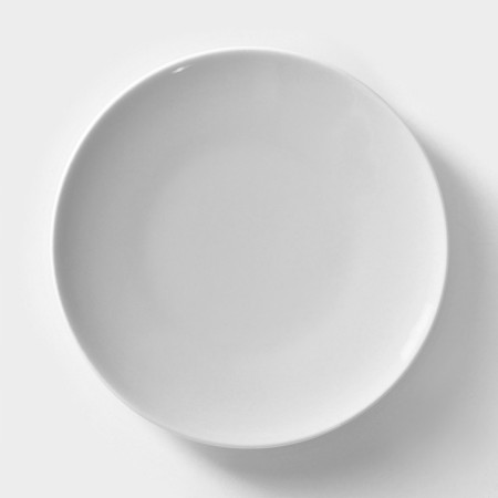 Porcelain saucer "linen", d = 12.5 cm-1