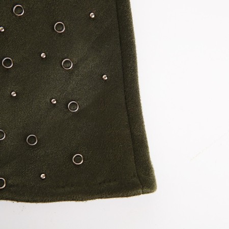 Gloves are female, dimensionless, without insulation, khaki color-1