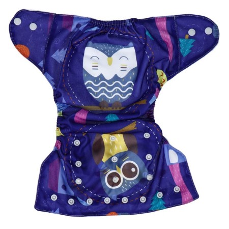 Reusable diaper "owl"-5