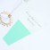 Flower package "EVERY DAY IS A New Begining", mint, 30 x 10 x 45 cm