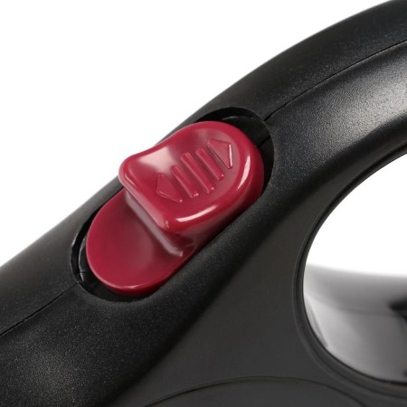 Roulette with a print "cutie", 5 m, animal weight up to 15 kg, black-2