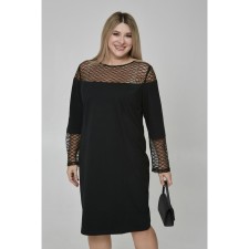 Female dress, size 62, black color