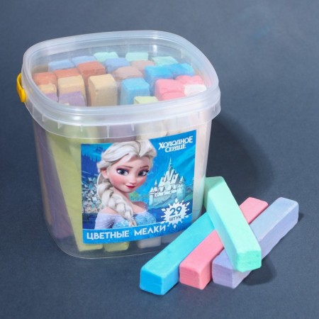 Set of colored crayons cold heart, 10 colors, 29 pieces-4
