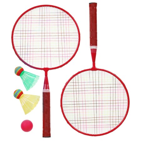 ONLYTOP Badminton Set: 2 rackets, 2 streams, ball, color mix-3