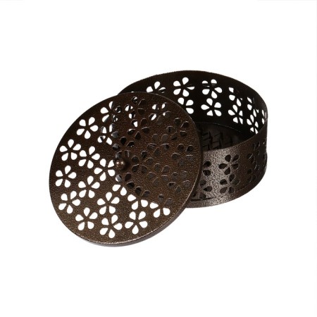 A spiral stand for mosquitoes, for incense, with a lid, metal, bronze, Greengo-6