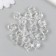 Beads for creativity Plastic "Crystal Square" set of 20 g 1.2x1.3x1.3 cm