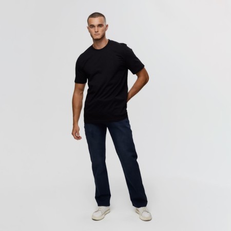 T -shirt male, black color/print mix, size 2xl-3