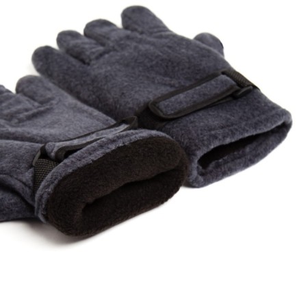 Women's gloves minku, two -layer, col. Gray, rr 24 cm-2