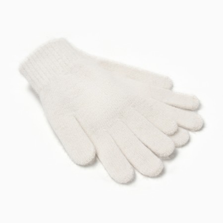 Women's gloves MIST with rabbit wool, rr 22 cm, col. lactic-5