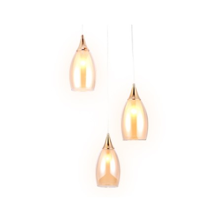 Suspended Ambrella Light, Traditional, TR3549, 3HE14, Color Gold-1