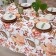 The tablecloth "Summer flowers" is 145x250 cm, 100% p/e