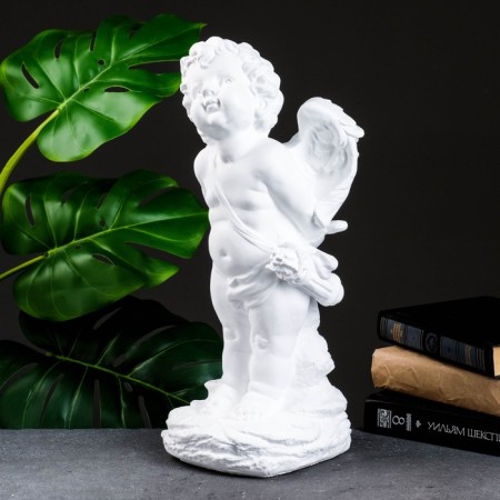 Figure "Angel Amur" White 15x15x37cm