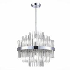 Люстра подвесная St Luce. SL1634.103.06. Rens. 6х60 Вт, E14, 45х45х55 см, цвет хром