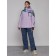 Ski jacket female winter, size 58, purple color