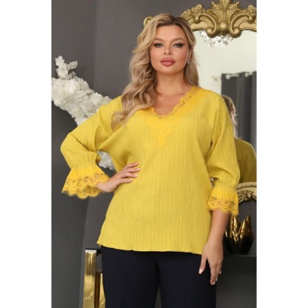 Female jumper, size 50, yellow color-13