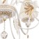 Chandelier Maytoni ARM222-06-G, E14, 6x40 W, 610x610x910 mm, white with gold