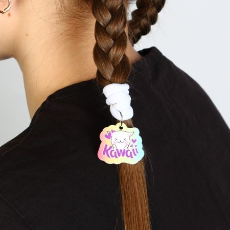 Hair gum "Kawai", anime, d = 4 cm-3