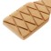 Oar (blade) corrugated for clay calligrata, 20x7x1.5 cm