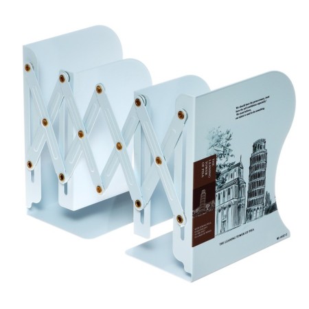 Settling book stands, 3 departments, metallic, mix-2