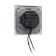 Tot Elegant switch, 10 a, 1 cl., With backlight, hidden, silver
