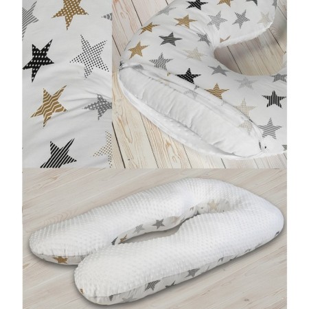 Pregnant for pregnant women anatomical, size 72 × 340 cm, patchwork stars-4