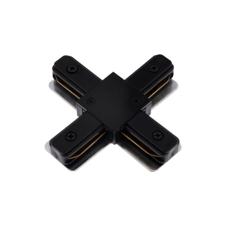 Connector for the Volpe, Q122, G41, X-shaped, single-phase, black