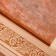 Layer wooden corner with Himalayan salt "Russian patterns" 29.5x41x8 cm