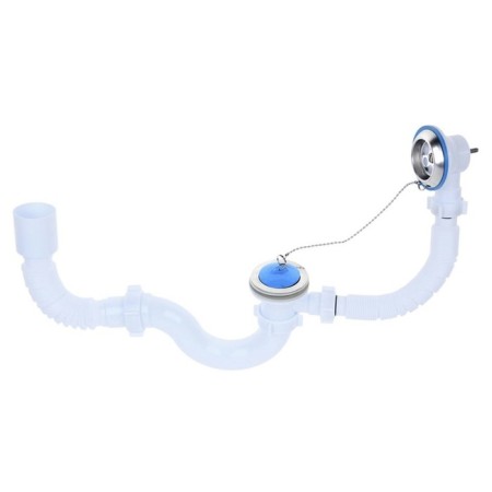 A set for the bathtub "Ani Plast" E155: a siphon with a release, overflow 1 1/2 ", a flexible pipe
