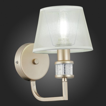 Wall lamp EVOLUCE. Sle107501-01. Manila. 1x40 W, E14, 16x23 cm, golden color-2