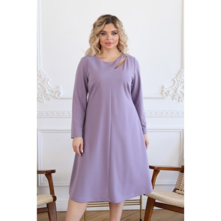 Women's dress, size 52, lilac color-14