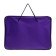 Folder for drawings and drawings A3, 470 x 340 x 20 mm with handles, textile, inner pocket "Creativity" violet