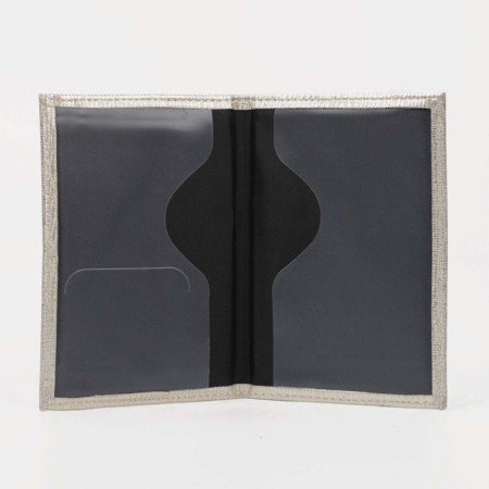 Cover for passport, silver color-2
