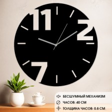 Wall watches of metal 