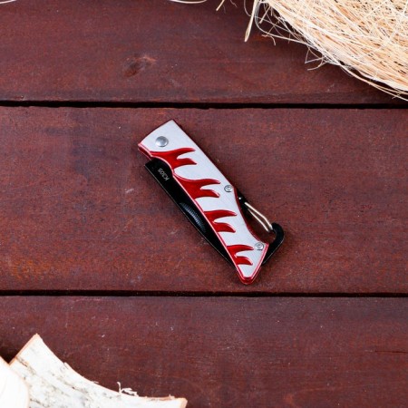 Feathered "Fiery" blade 7cm, fastening-tole 16.5cm-2