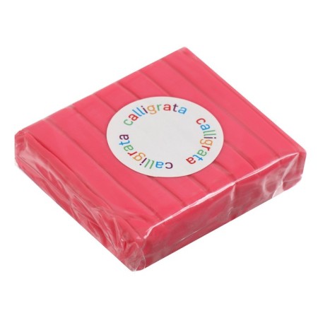 Polymer clay 50 g, neon, Magentine