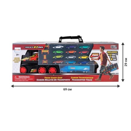 Auto -Vorot Case Givito "My City", with cars, black color, 60 cm-5