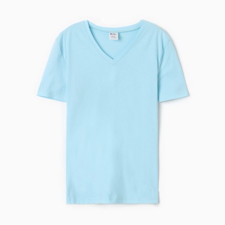 Women's T-shirt T-shaped t-shirt, blue color, size 52
