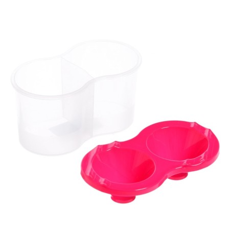 Double Calligrata, 150 x 2 ml, with a hand holder, pink, pink-2