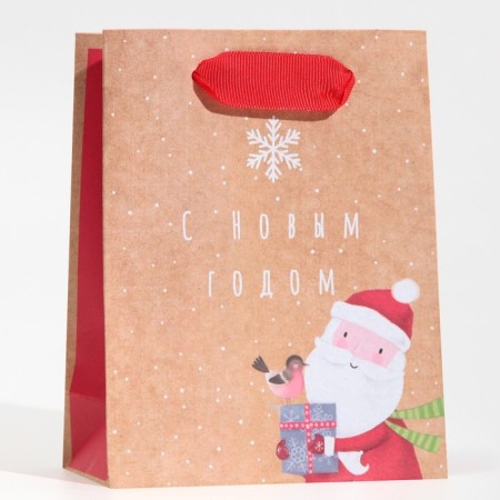 Craft vertical “Grandfather Frost”, S 12 x 15 x 5.5 cm, New Year