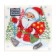 New Year's napkins paper Desna Design "Santa Claus", 1 layer, 24x24 cm, 40 pcs
