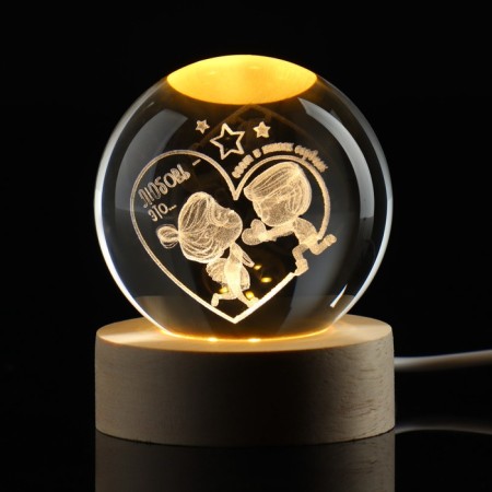 The lamp "Love is...", Diam. 6 cm-1