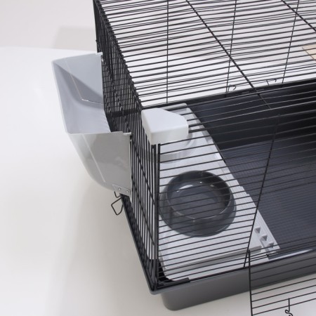 Cage for chinchillas "Pigger" No. 11, Folding, 80 x 50 x 46cm, gray-9