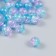 Beads for creativity plastic "Lapled lilac-blue bubble" set of 20 g 0.8x0.8x0.8 cm