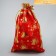 Bag gift plush "New Year's ringing", bells, embossing, 20 x 30 cm +/- 1.5 cm, New Year